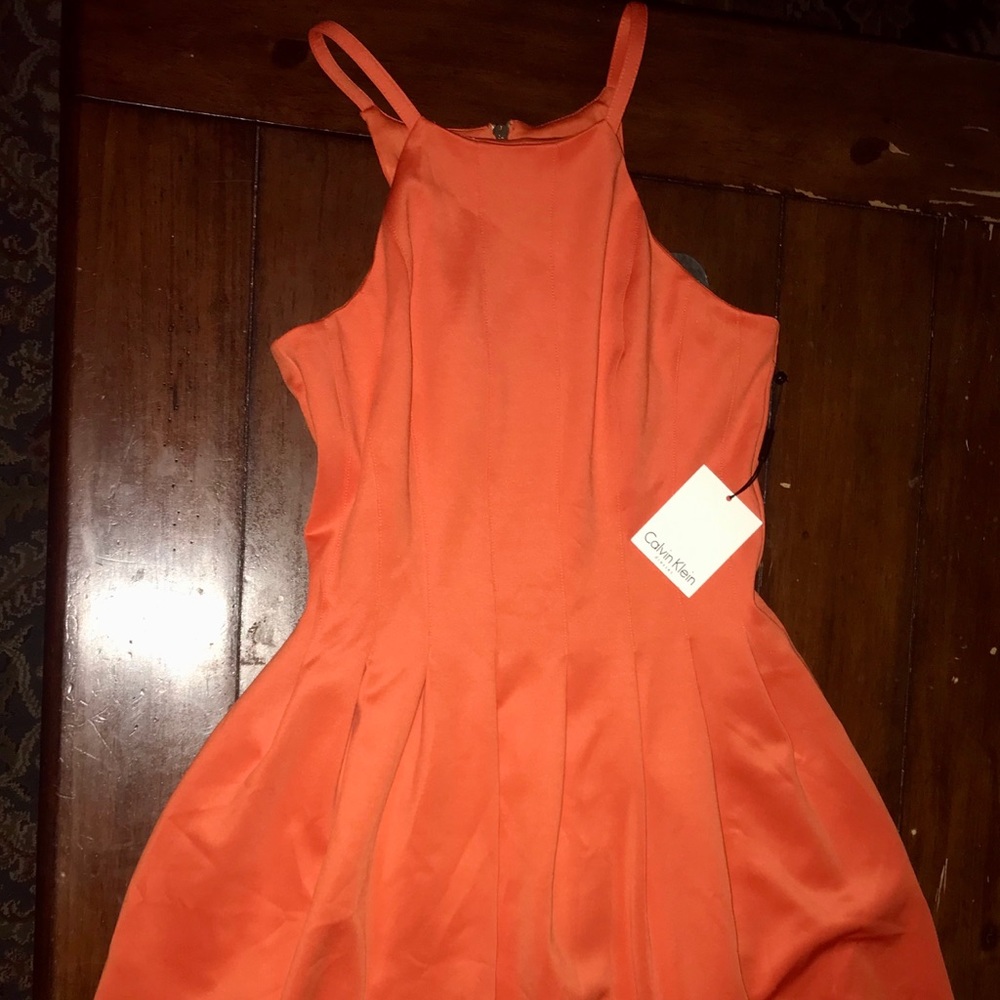 Calvin Klein fit and flair dress